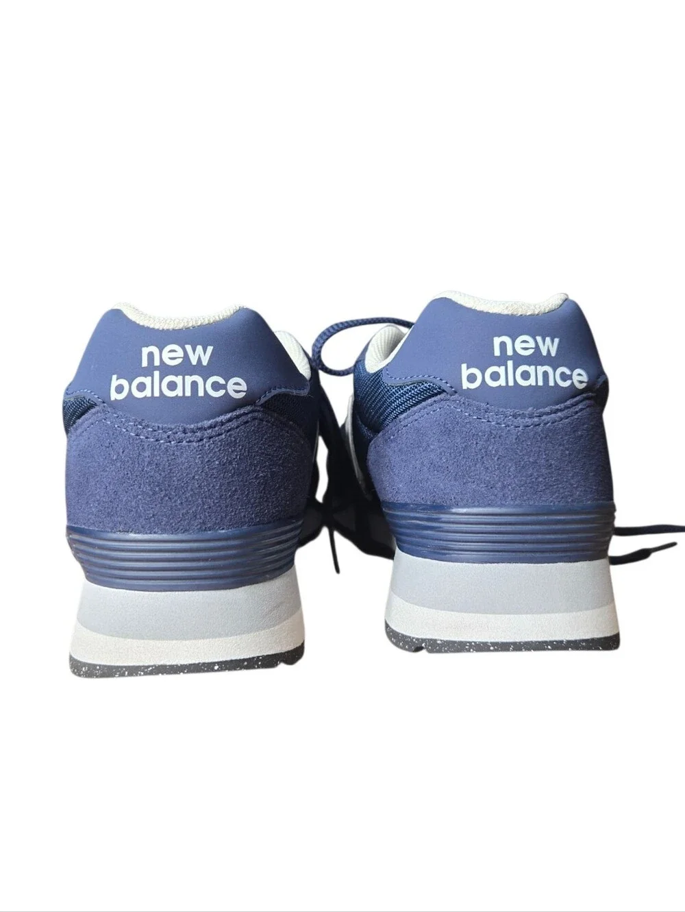 New Balance Mens Navy Blue Classics 515 VR Suede Sneakers Size 10